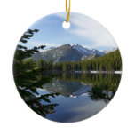 Bear Lake Reflection III Ceramic Ornament