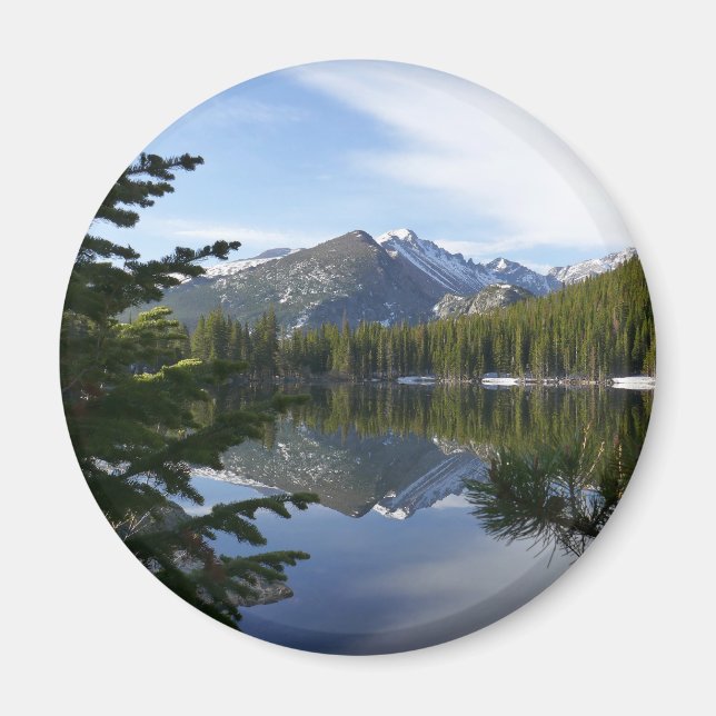 Bear Lake Reflection III Magnet (Front)