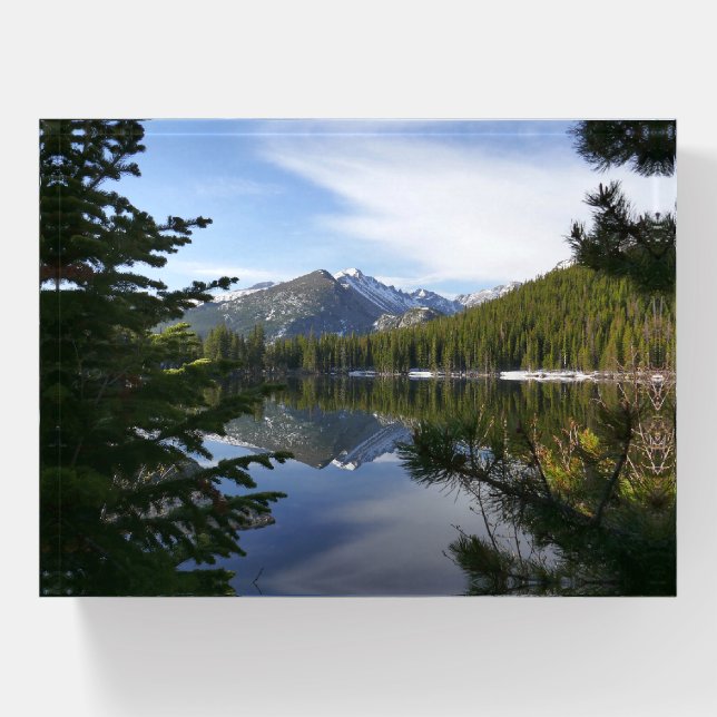 Bear Lake Reflection III Paperweight (Front)