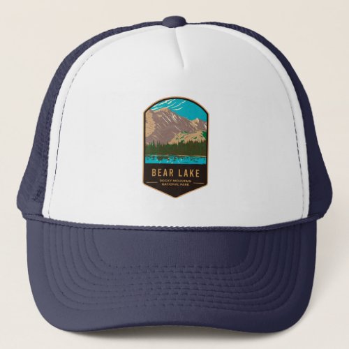 Bear Lake Rocky Mountain National Park Trucker Hat