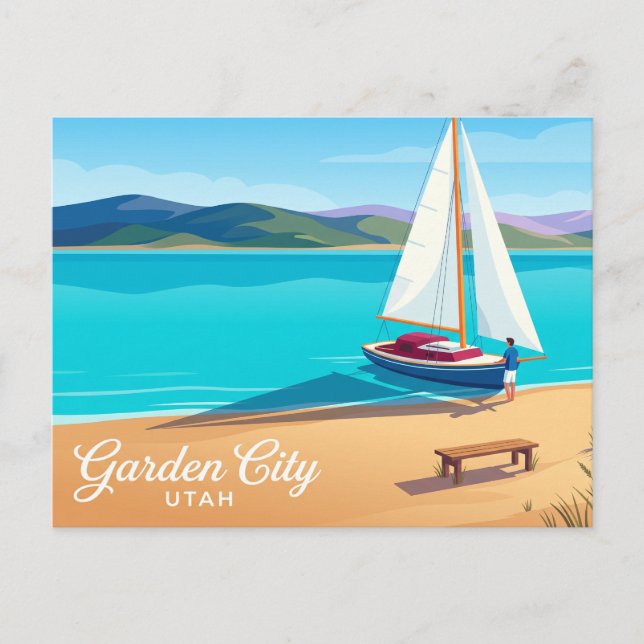 Bear Lake State Park USA Postcard (Front)