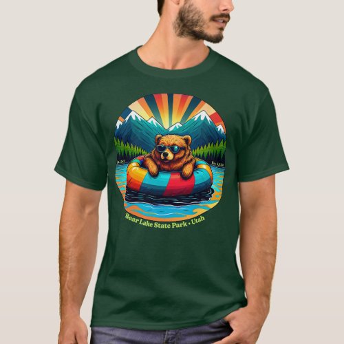 Bear Lake State Park Utah Animals Wearing Sunglass T_Shirt