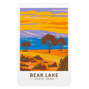 Bear Lake State Park Utah Vintage Magnet