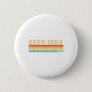BEAR LAKE UTAH Fun Fishing Camping Summer Button