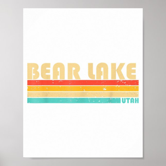 BEAR LAKE UTAH Fun Fishing Camping Summer  Poster (Front)