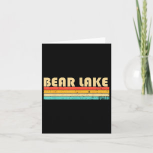 Bear Lake Utah Funny Fishing Camping Summer  Card