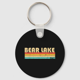 Bear Lake Utah Funny Fishing Camping Summer Keychain