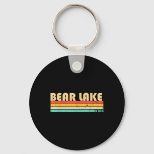 Bear Lake Utah Funny Fishing Camping Summer Keychain
