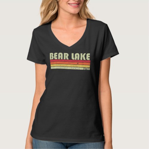 Bear Lake Utah Funny Fishing Camping Summer T_Shirt