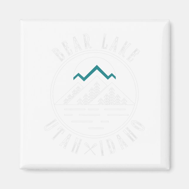Bear Lake Utah Idaho Camping Boating  Magnet (Front)