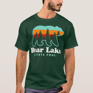 Bear Lake Utah State Park Bear Retro Sunset T-Shirt