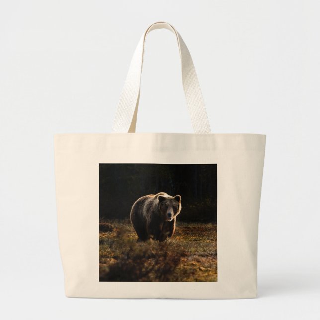 Bear Large Tote Bag (Front)