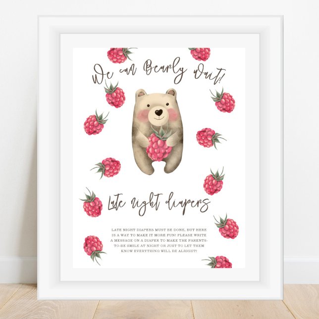 Bear - Late night diapers Poster (Creator Uploaded)