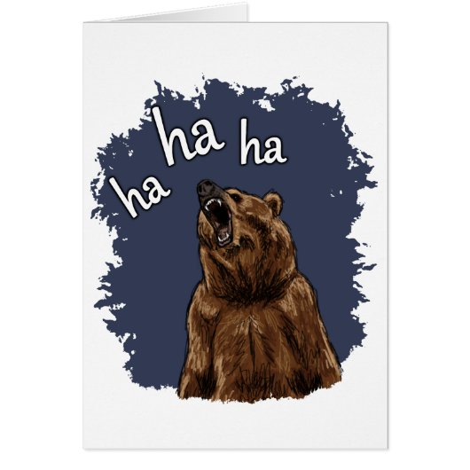 Bear Laughing Cards (Front)