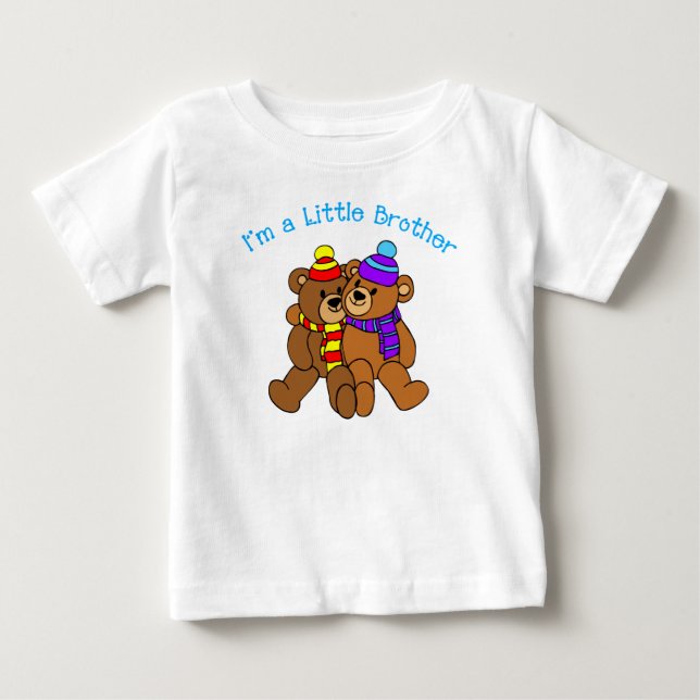 Bear Lil Bro Baby T-Shirt (Front)