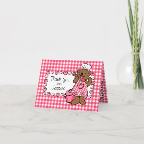 Bear Little Chef Custom Card