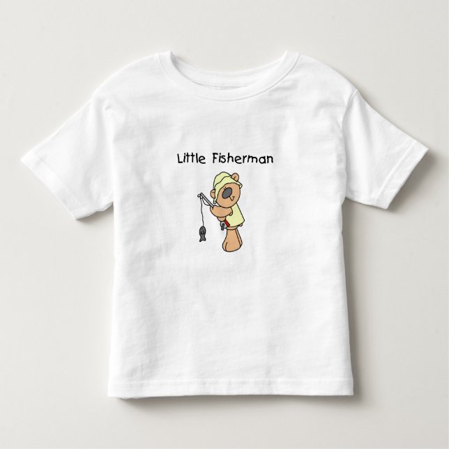 Bear Little Fisherman Toddler T-shirt (Front)