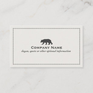 Bear Logo Business Card