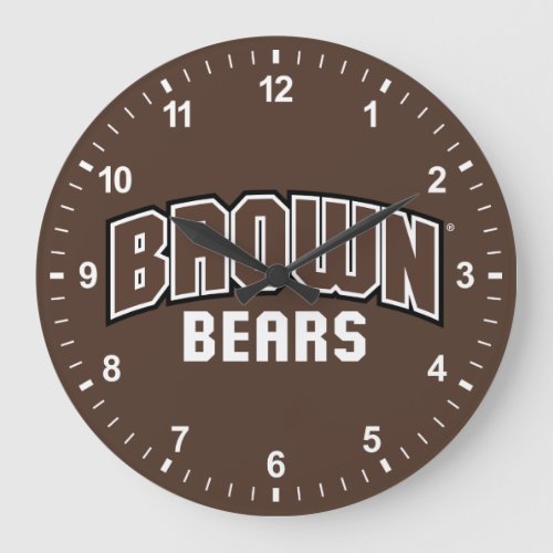 Bear Logo Large Clock