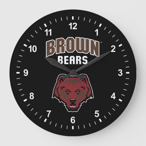 Bear Logo Large Clock