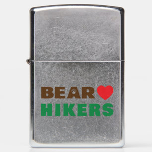 Bear love hiker zippo lighter