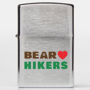 Bear love hiker zippo lighter