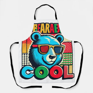 Bear lover cool appron apron
