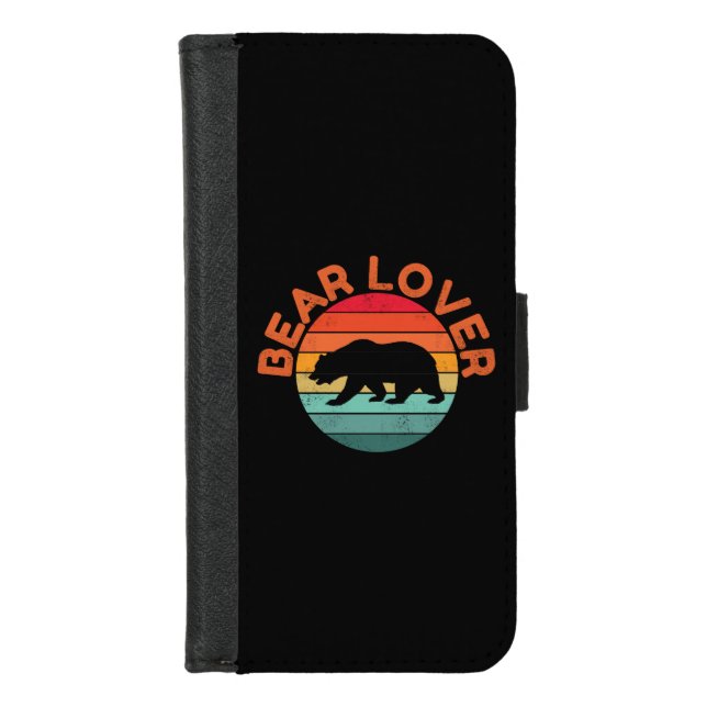 BEAR LOVER iPhone WALLET CASE (Front)