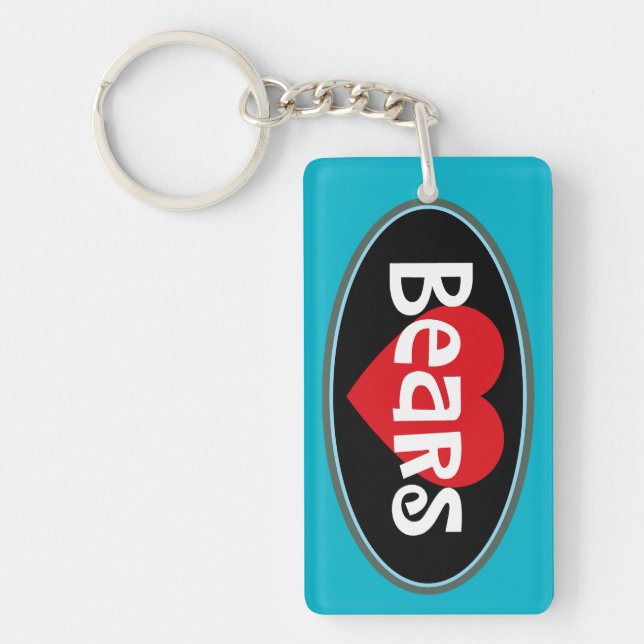 Bear Lover Keychain (Front)