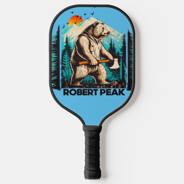 Bear Lover's Paradise: Wildlife Delights & Humor Pickleball Paddle (Front)