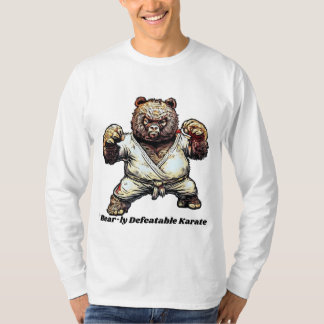"Bear-ly Defeatable Karate" T-Shirt