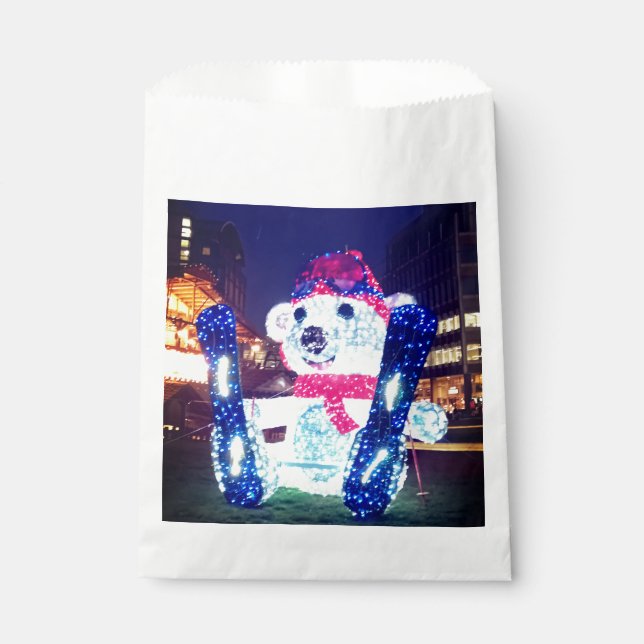Bear , made of light favor bag (Front)