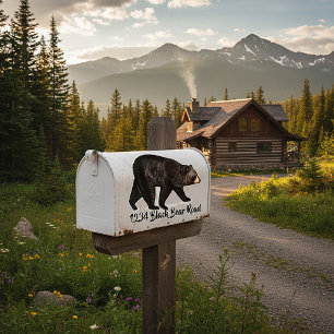 Bear  mailbox sticker