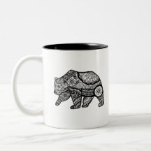Bear Mandala Art