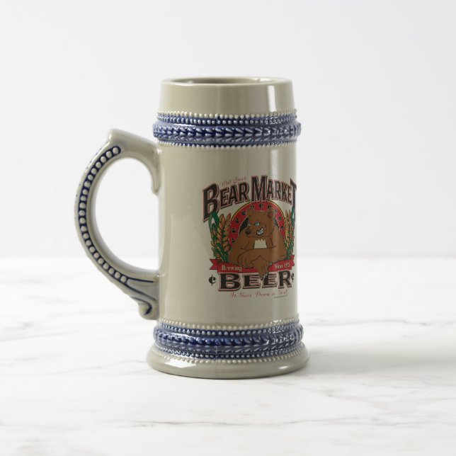Bear Market Beer Beer Stein (Left)