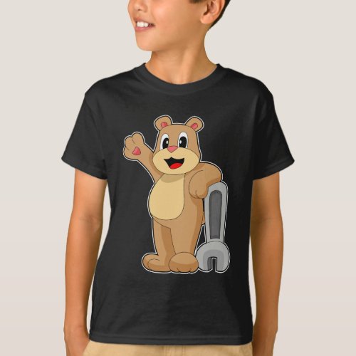 Bear Mechanic Wrench T_Shirt