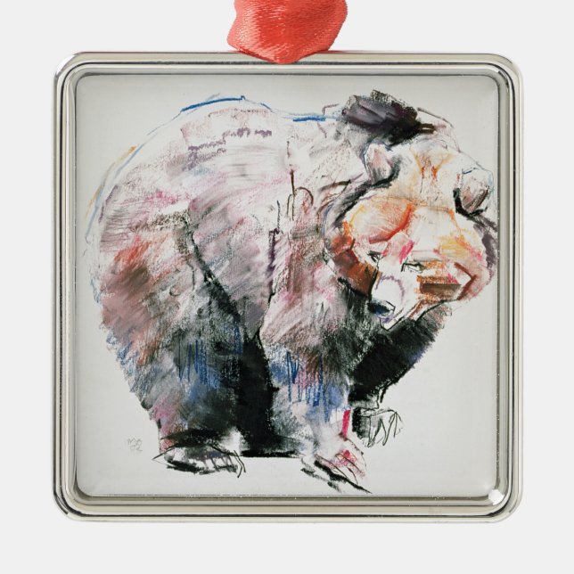 Bear Metal Ornament (Front)