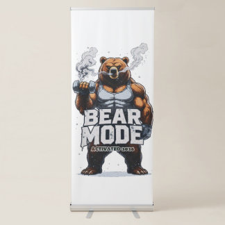 Bear Mode Activated 2026 Retractable Banner