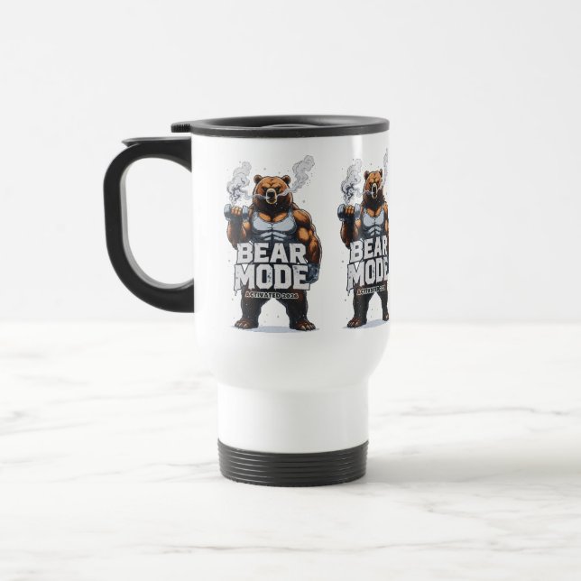 Bear Mode Activated 2026 Travel Mug (Left)
