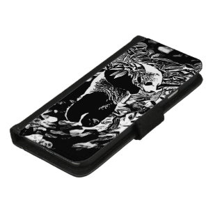 Bear Models: Panda Bear Cubs 01 iPhone 8/7 Wallet Case