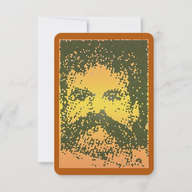 Bear Mosaic vy a Greeting Card Collection (Front)