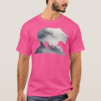 Bear Mountain Alps With Forest And Nature Hiking M T-Shirt