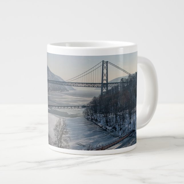 Bear Mountain Bridge Giant Coffee Mug (Front Right)
