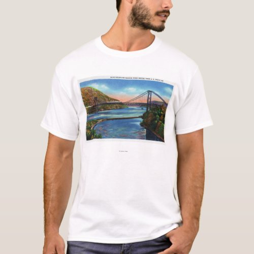 Bear Mountain Hudson River Bridge T_Shirt