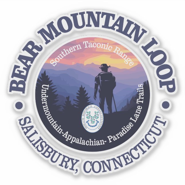 Bear Mountain Loop (rd2) Sticker (Front)