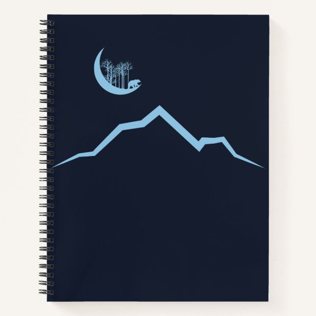 Bear Mountain Moon Notebook (Front)