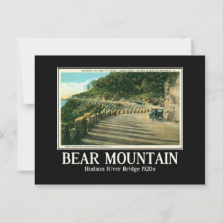Bear Mountain NY Hudson River Vintage Inspired Postcard