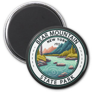 Bear Mountain State Park New York Badge Magnet