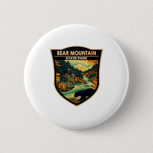 Bear Mountain State Park New York Travel Vintage Button