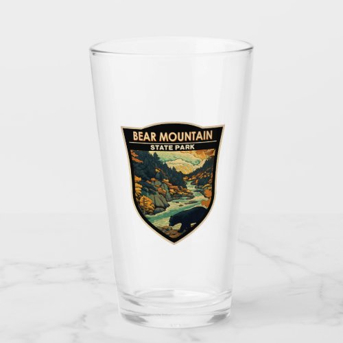 Bear Mountain State Park New York Travel Vintage Glass